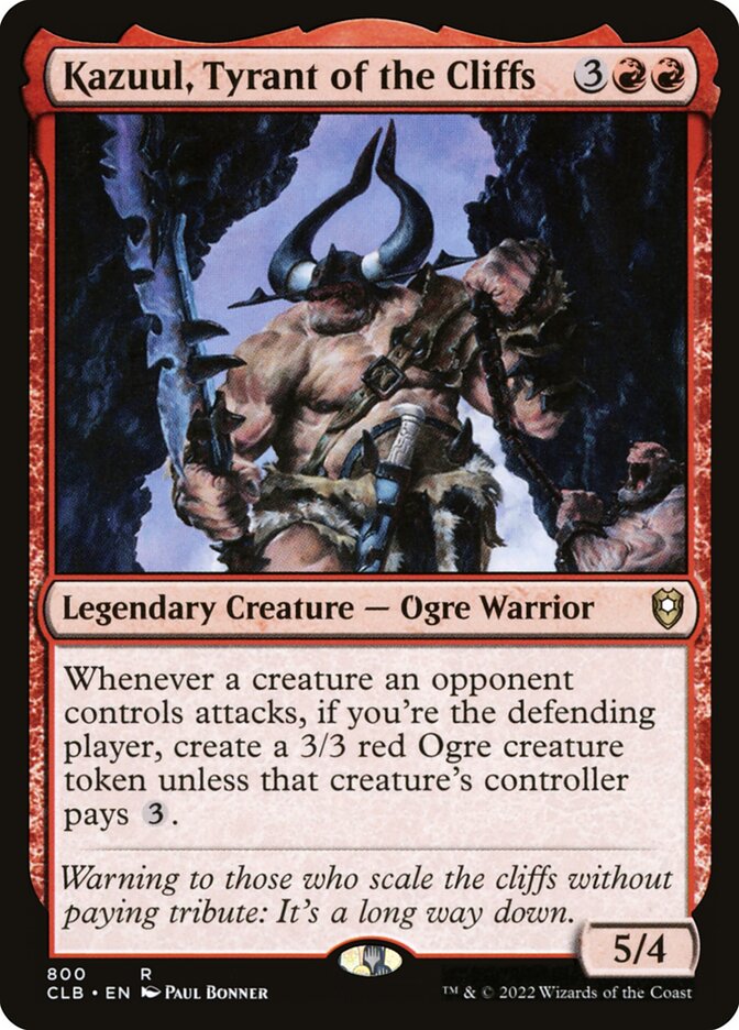 Kazuul, Tirano dos Penhascos / Kazuul, Tyrant of the Cliffs - Magic: The Gathering - MoxLand