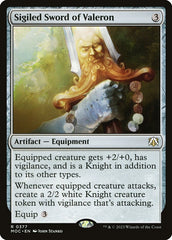 Espada Insigne de Valeron / Sigiled Sword of Valeron - Magic: The Gathering - MoxLand