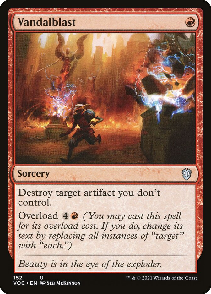 Explosão Vandálica / Vandalblast - Magic: The Gathering - MoxLand