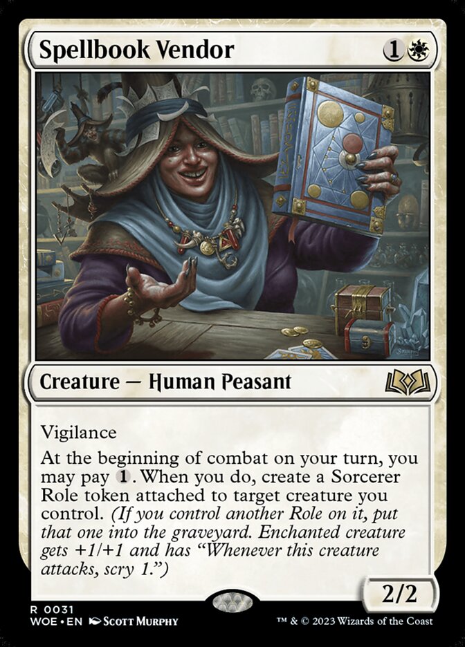 Vendedora de Grimórios / Spellbook Vendor - Magic: The Gathering - MoxLand