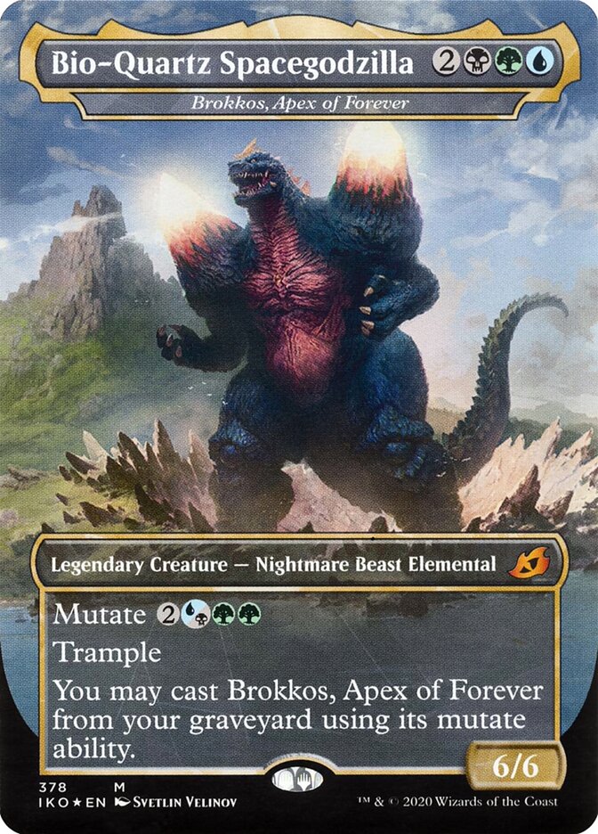 Spacegodzilla de Bioquartzo / Bio-Quartz Spacegodzilla - Magic: The Gathering - MoxLand