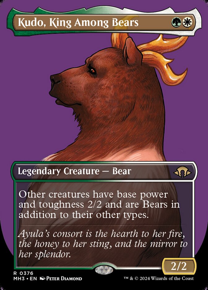 Kudo, Rei dos Ursos / Kudo, King Among Bears - Magic: The Gathering - MoxLand