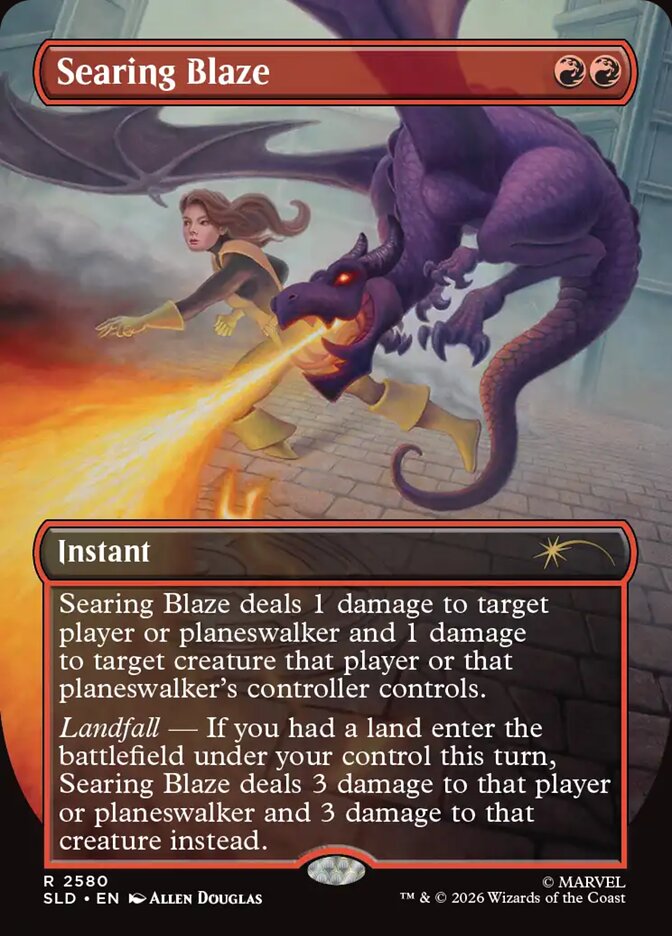 Labareda Cauterizante / Searing Blaze - Magic: The Gathering - MoxLand