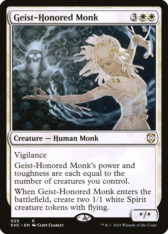 Monge Honrado pelo Geist / Geist-Honored Monk - Magic: The Gathering - MoxLand