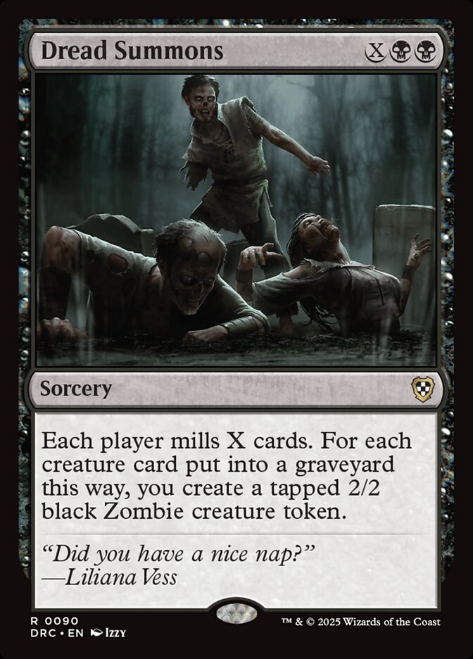 Invocações Pavorosas / Dread Summons - Magic: The Gathering - MoxLand