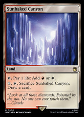 Desfiladeiro Calcinado pelo Sol / Sunbaked Canyon - Magic: The Gathering - MoxLand