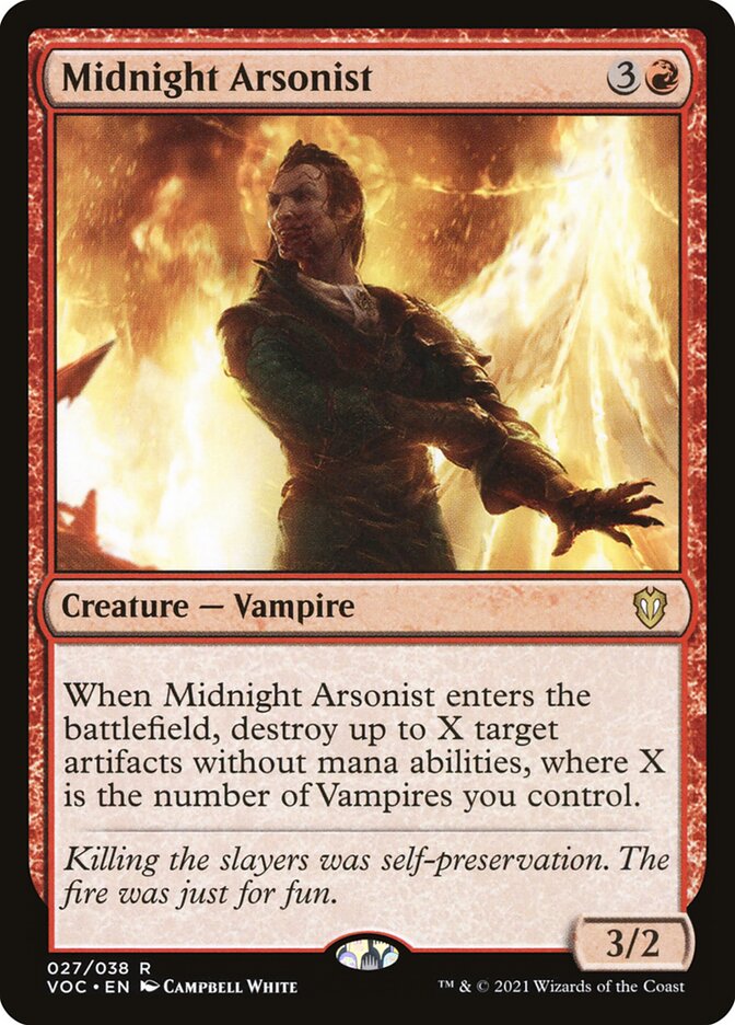 Incendiário da Meia-noite / Midnight Arsonist - Magic: The Gathering - MoxLand