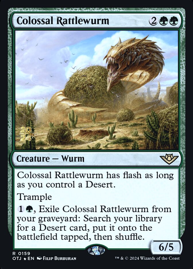 Vorme-cascavel Colossal / Colossal Rattlewurm - Magic: The Gathering - MoxLand