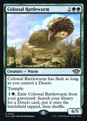 Vorme-cascavel Colossal / Colossal Rattlewurm - Magic: The Gathering - MoxLand