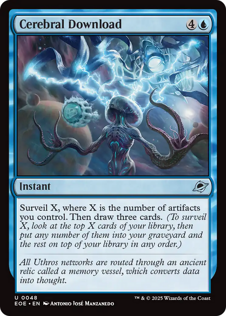 Cerebral Download - Magic: The Gathering - MoxLand