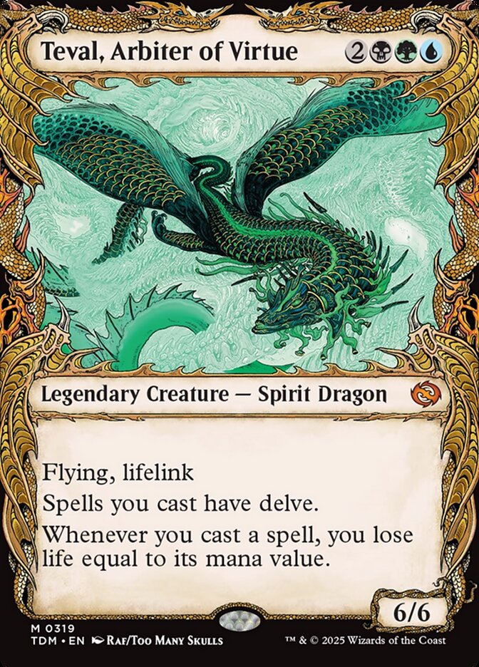 Teval, Árbitra da Virtude / Teval, Arbiter of Virtue - Magic: The Gathering - MoxLand