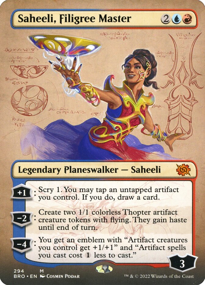 Saheeli, Mestra das Filigranas / Saheeli, Filigree Master - Magic: The Gathering - MoxLand