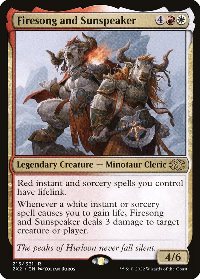 Canção do Fogo e Voz Solar / Firesong and Sunspeaker - Magic: The Gathering - MoxLand