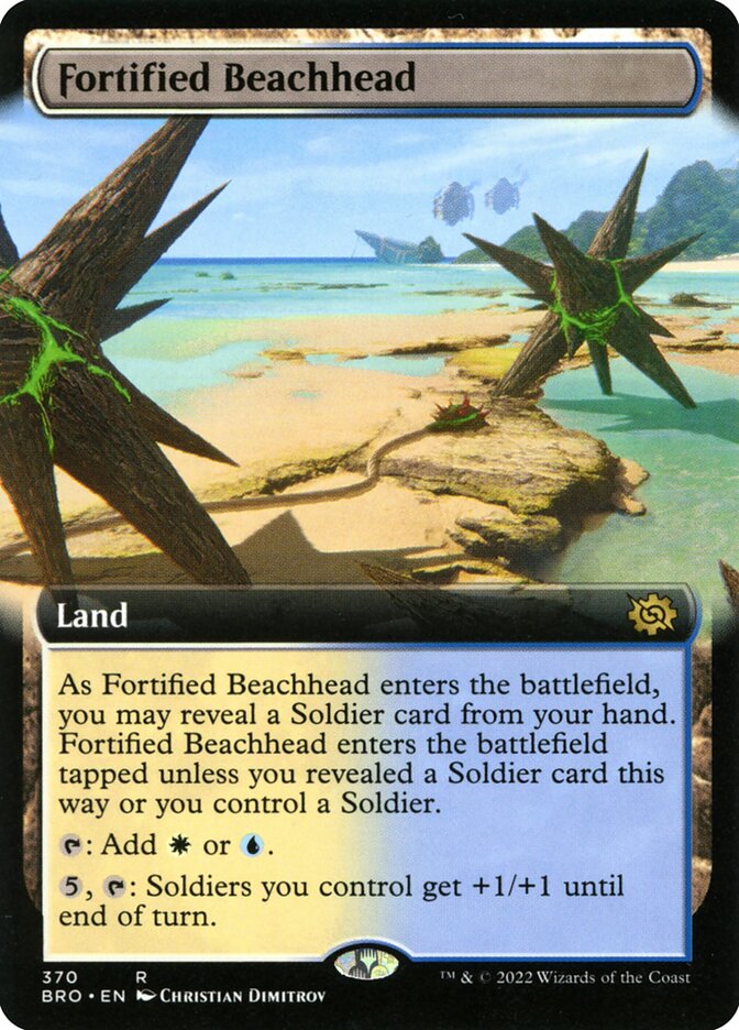 Cabeça de Ponte Fortificada / Fortified Beachhead - Magic: The Gathering - MoxLand