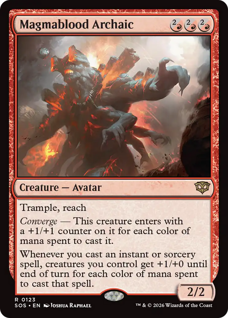 Magmablood Archaic - Magic: The Gathering - MoxLand