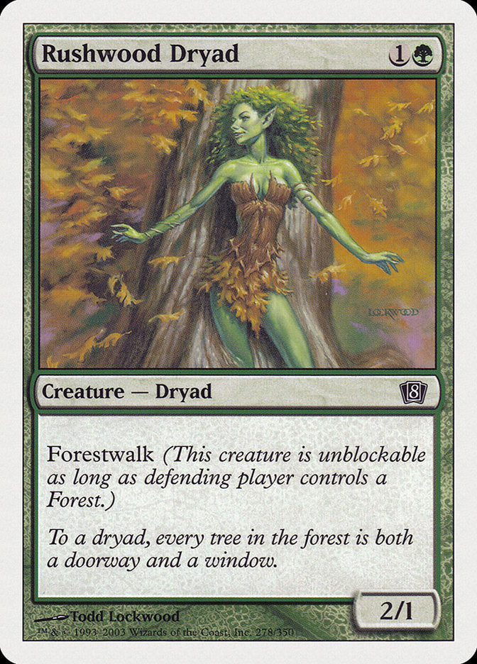 Dríade de Rushwood / Rushwood Dryad - Magic: The Gathering - MoxLand