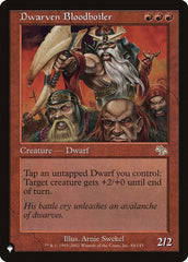 Anão Puxa-Briga / Dwarven Bloodboiler - Magic: The Gathering - MoxLand