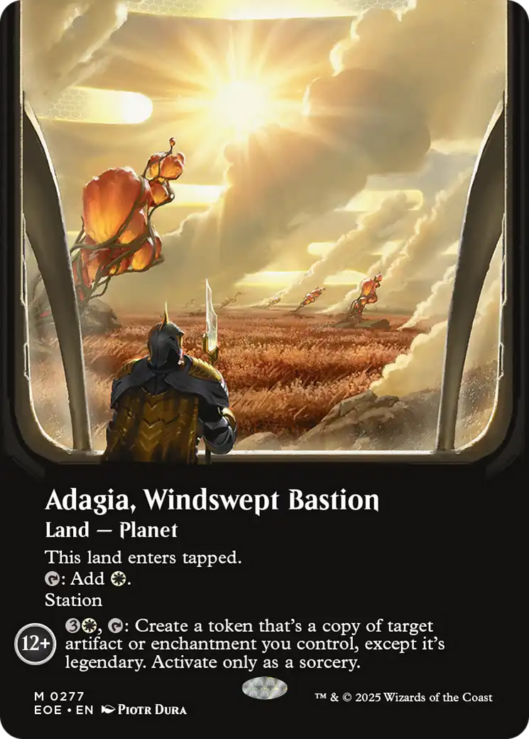 Adagia, Bastião Varrido pelo Vento / Adagia, Windswept Bastion - Magic: The Gathering - MoxLand