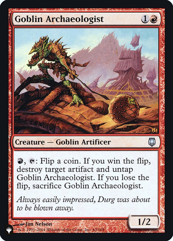 Arqueólogo Goblin / Goblin Archaeologist - Magic: The Gathering - MoxLand