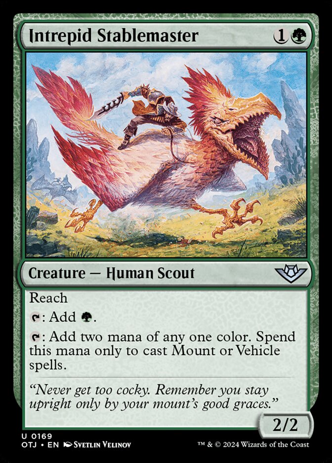 Mestre de Estábulo Intrépido / Intrepid Stablemaster - Magic: The Gathering - MoxLand
