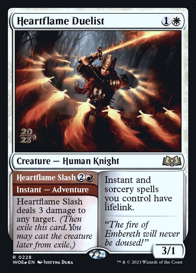 Heartflame Duelist / Heartflame Slash - Magic: The Gathering - MoxLand