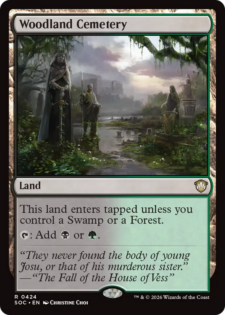 Cemitério da Floresta / Woodland Cemetery - Magic: The Gathering - MoxLand