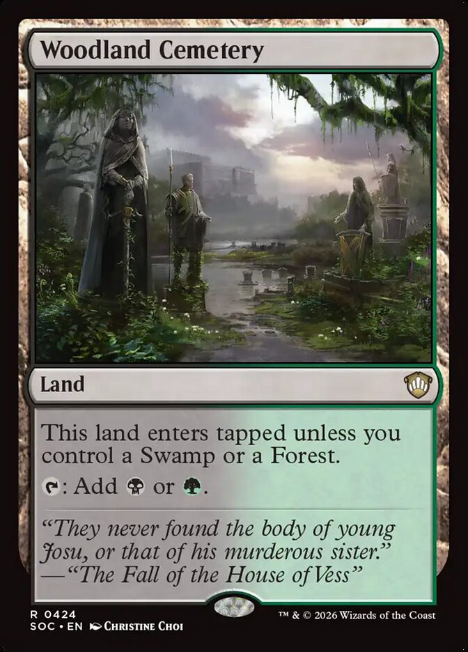 Cemitério da Floresta / Woodland Cemetery - Magic: The Gathering - MoxLand