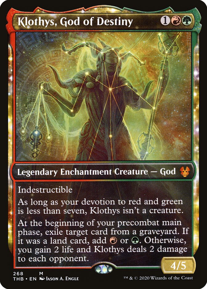 Clotis, Deusa do Destino / Klothys, God of Destiny - Magic: The Gathering - MoxLand