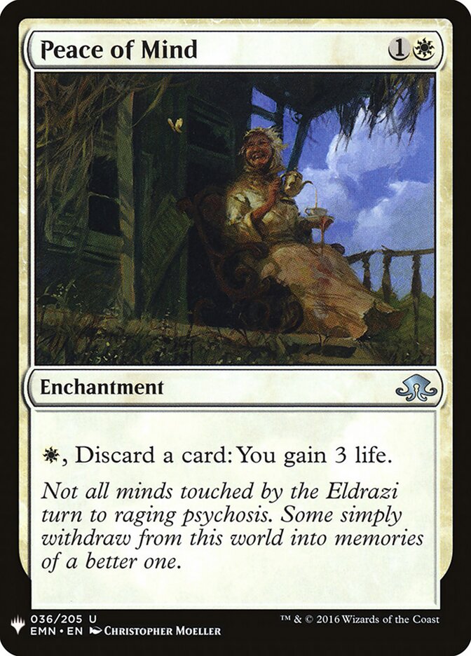 Paz de Espírito / Peace of Mind - Magic: The Gathering - MoxLand