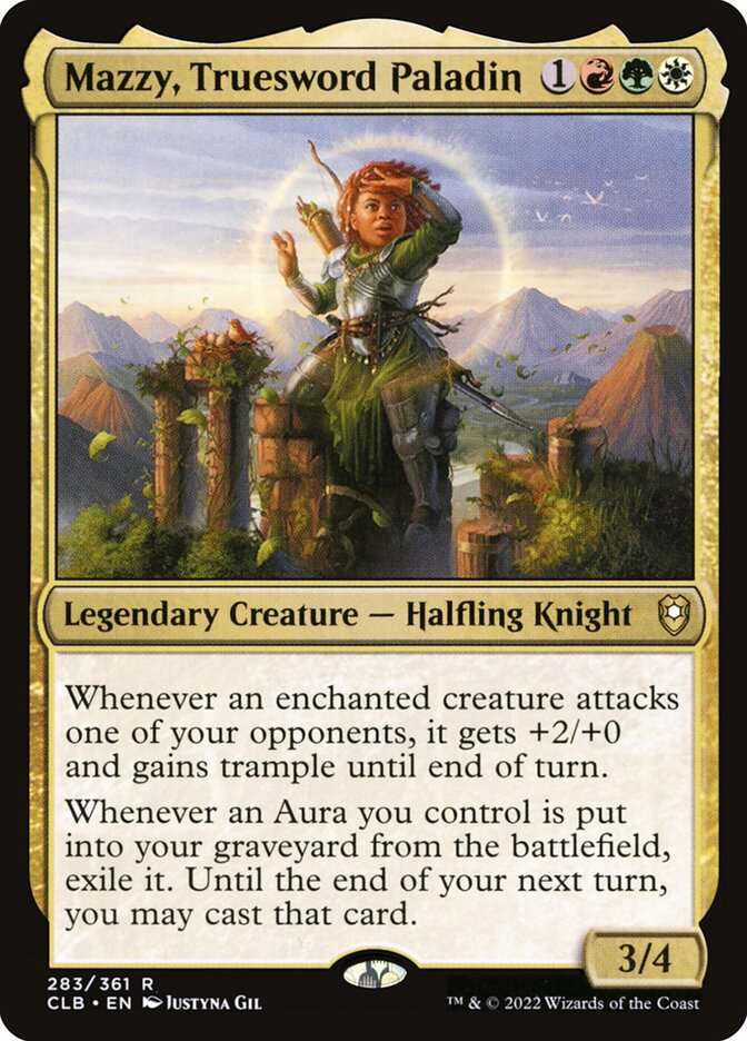 Mazzy, Paladina da Espada Pura / Mazzy, Truesword Paladin - Magic: The Gathering - MoxLand