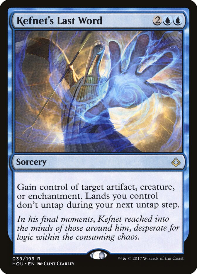 Última Palavra de Kefnet / Kefnet's Last Word - Magic: The Gathering - MoxLand