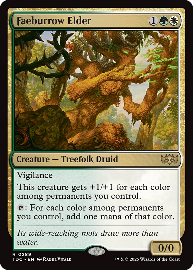 Anciã de Toca das Fadas / Faeburrow Elder - Magic: The Gathering - MoxLand