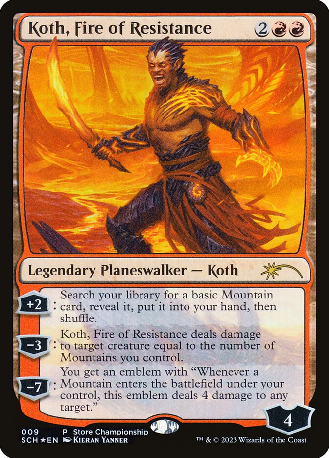 Koth, Fogo da Resistência / Koth, Fire of Resistance - Magic: The Gathering - MoxLand