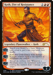 Koth, Fogo da Resistência / Koth, Fire of Resistance - Magic: The Gathering - MoxLand