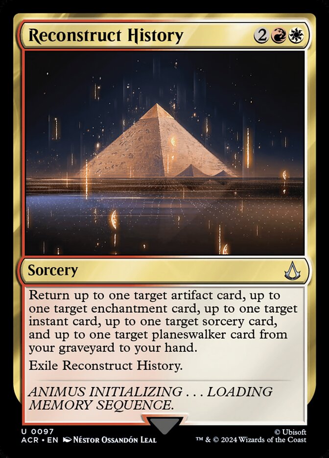 Reconstruir a História / Reconstruct History - Magic: The Gathering - MoxLand