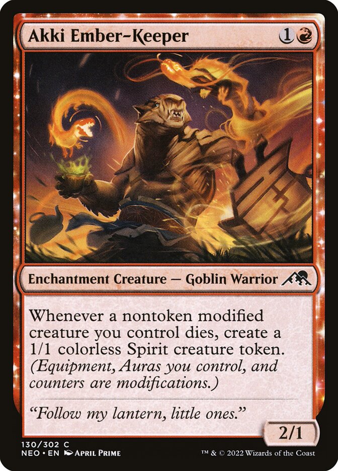 Akki Custódio das Brasas / Akki Ember-Keeper - Magic: The Gathering - MoxLand