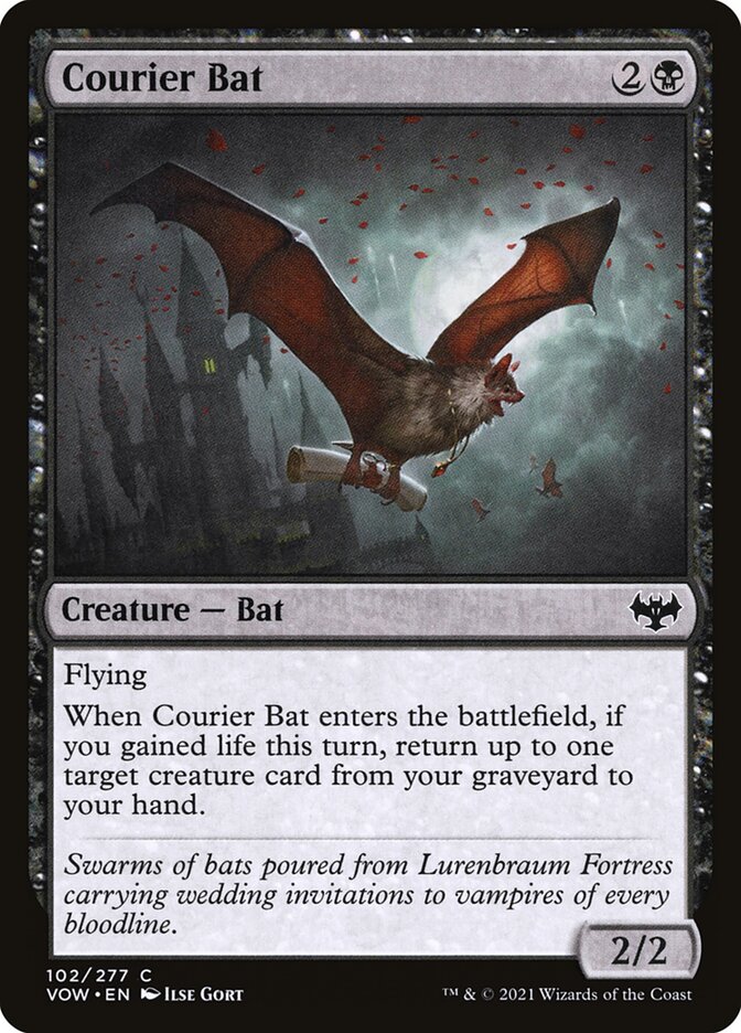 Morcego-correio / Courier Bat - Magic: The Gathering - MoxLand