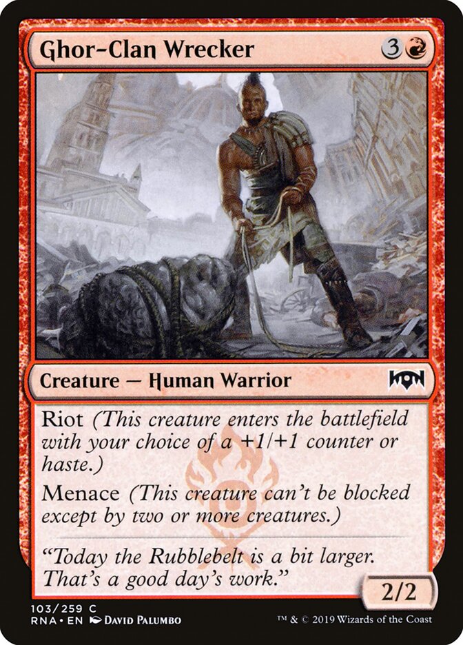 Demolidor do Clã Ghor / Ghor-Clan Wrecker - Magic: The Gathering - MoxLand