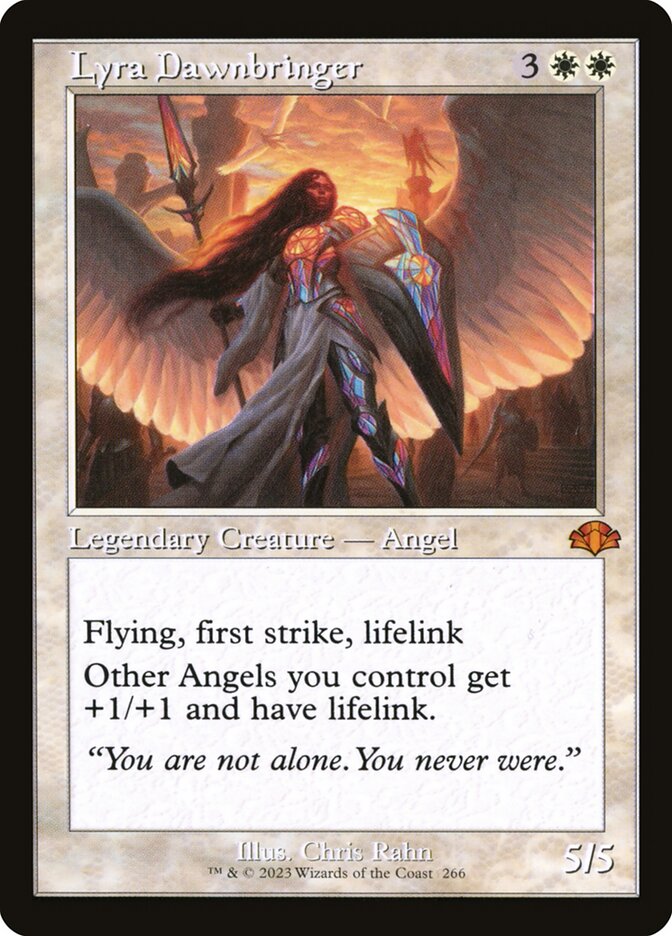 Lyra, Portadora da Alvorada / Lyra Dawnbringer - Magic: The Gathering - MoxLand