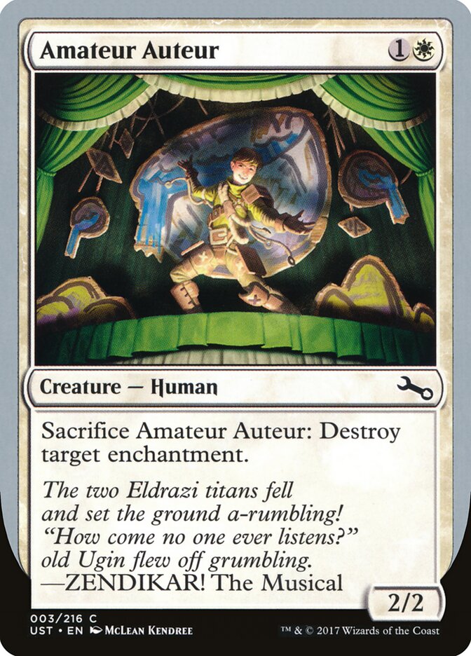 Amateur Auteur - Magic: The Gathering - MoxLand