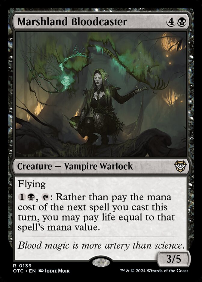 Conjuradora de Sangue do Charco / Marshland Bloodcaster - Magic: The Gathering - MoxLand