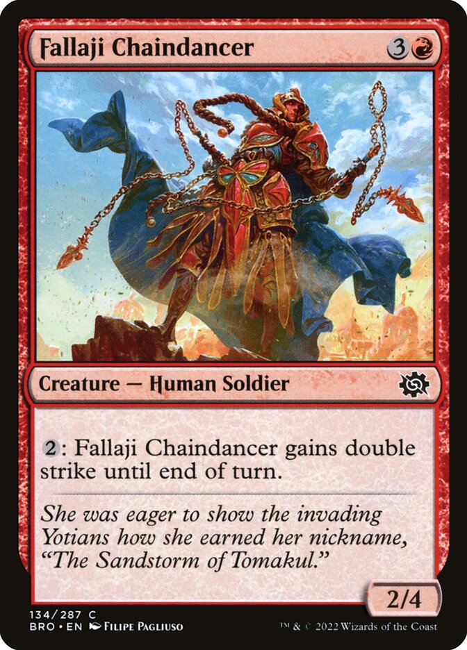 Dançarina das Correntes Fallaji / Fallaji Chaindancer - Magic: The Gathering - MoxLand