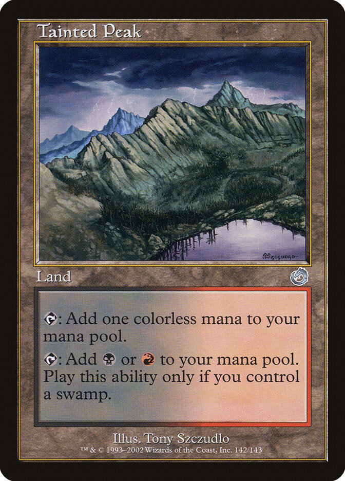 Cume Contaminado / Tainted Peak - Magic: The Gathering - MoxLand
