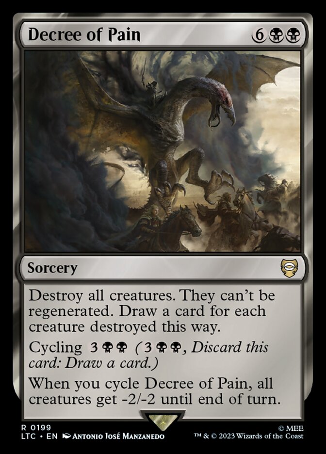 Decreto de Dor / Decree of Pain - Magic: The Gathering - MoxLand