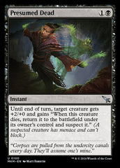 Dado Como Morto / Presumed Dead - Magic: The Gathering - MoxLand