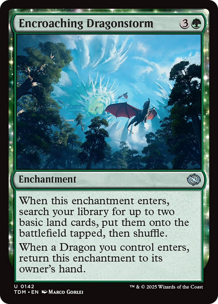 Tempestade de Dragões Invasora / Encroaching Dragonstorm - Magic: The Gathering - MoxLand