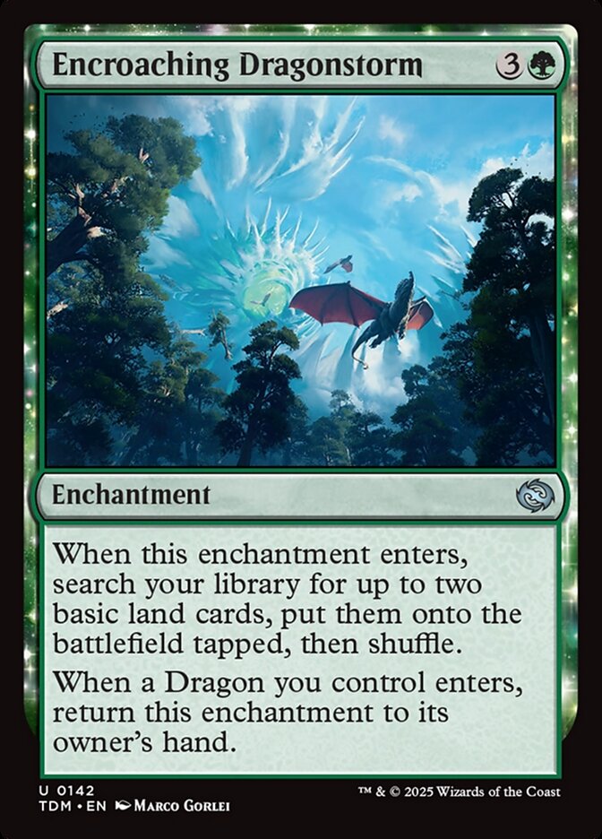 Tempestade de Dragões Invasora / Encroaching Dragonstorm - Magic: The Gathering - MoxLand