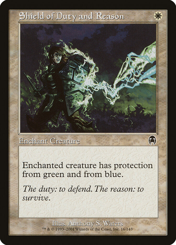 Escudo do Dever e da Razão / Shield of Duty and Reason - Magic: The Gathering - MoxLand