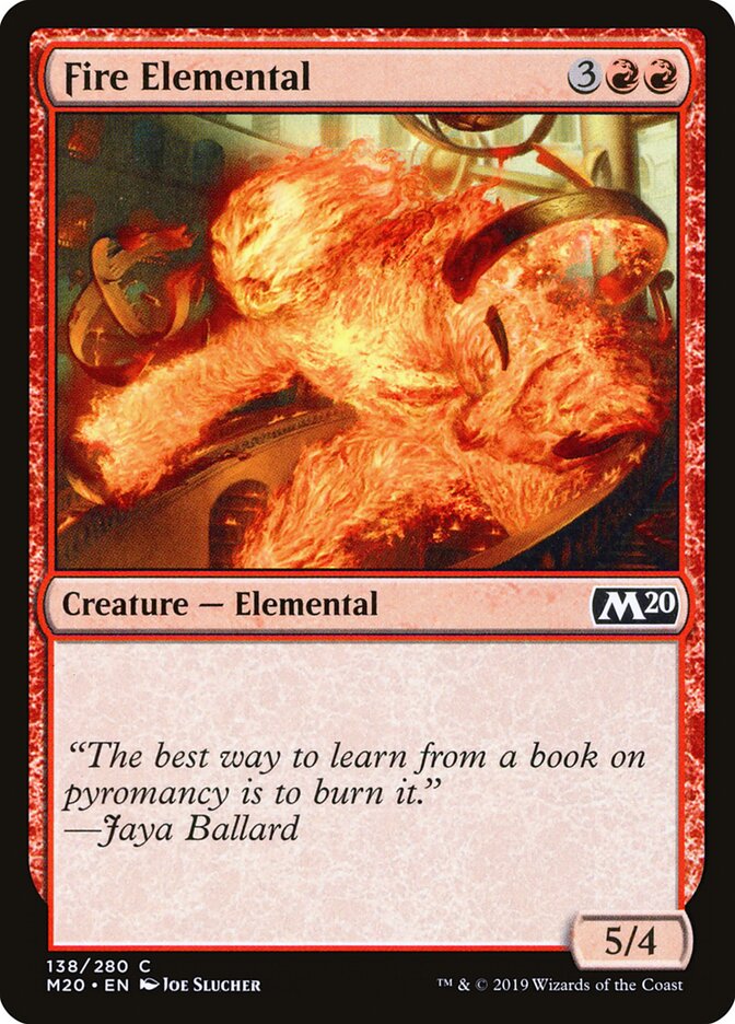 Elemental do Fogo / Fire Elemental - Magic: The Gathering - MoxLand