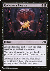 Barganha do Justiceiro / Reckoner's Bargain - Magic: The Gathering - MoxLand